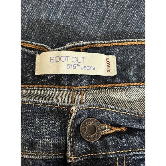 Levis 515 Womens Bootcut Distressed Jeans Size 12 - Picture 4 of 6
